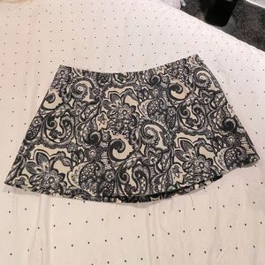 Shape FX Patterned Swim Skirt